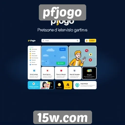 interface do site pfjogo recebe atualização significativa