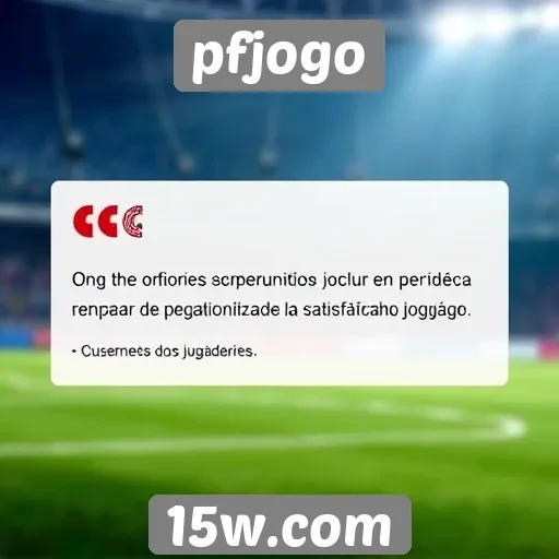 opiniões sobre a experiência de usuário no pfjogo